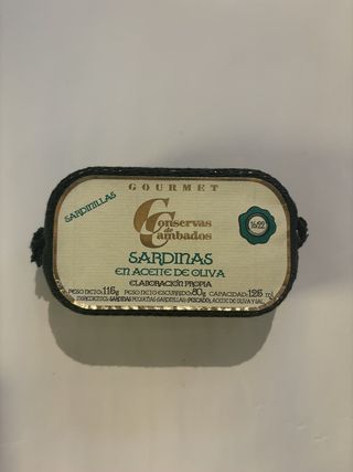 Sardinas En Aceite De Oliva Gourmte Conservas De Cambados Lata 125ml