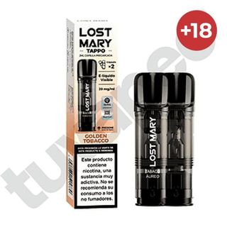 Lost Mary Tappo 2x Recarga Golden Tabacco