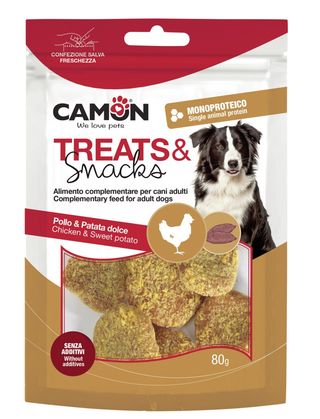 Camon MEDAILLONS DE POULET PANÉS AVEC PATATE DOUCE 80g