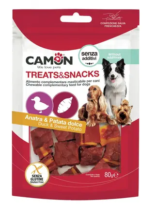 Camon Pepites de canard et patate douce (80g)