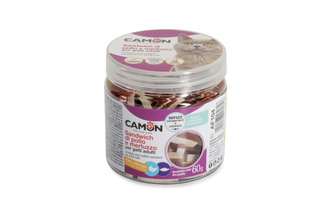 Camon Petits cubes de cabillaud. poulet et foie (pot à 6)