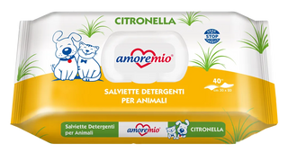 Lingettes Citronelle Amore Mio 40 pieces