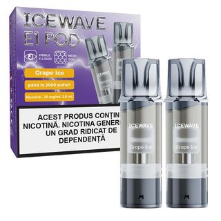 Cartus Icewave E1 Pod Grape Ice 2ml 20mg 2 Cartuse