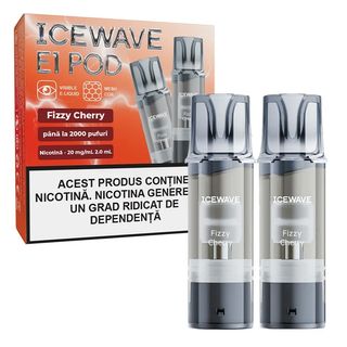 Cartus Icewave E1 Pod Fizzy Cherry 2ml 20mg 2 Cartuse