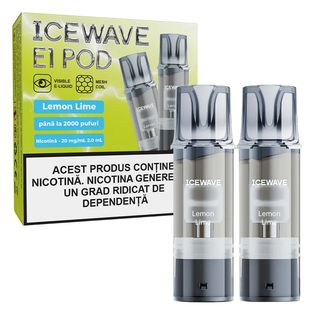 Cartus Icewave E1 Pod Lemon Lime 2ml 20mg 2 Cartuse