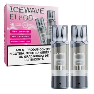Cartus Icewave E1 Pod Pink Lemonade 2ml 20mg 2 Cartuse