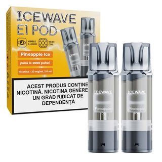Cartus Icewave E1 Pod Pineapple Ice 2ml 20mg 2 Cartuse