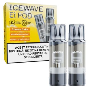 Cartus Icewave E1 Pod Cheese Cake 2ml 20mg 2 Cartuse