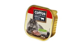 Cattos Nourriture de chat humide de boeuf, 100g