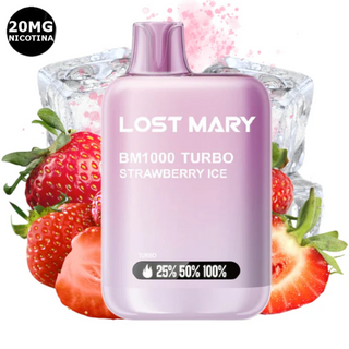 Lost Mary Bm1000 Turbo Strawberry Ice - 20mg