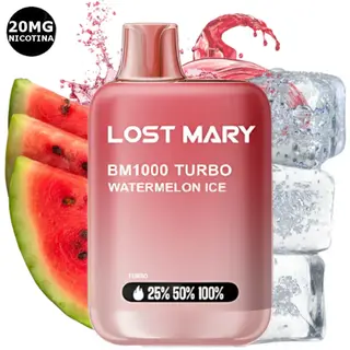 Lost Mary Bm1000 Turbo Watermelon - 20mg