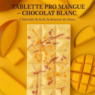 Tablette PRO Mangue chocolat Blanc