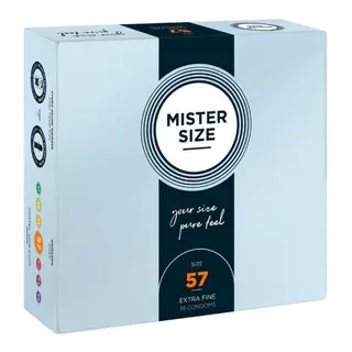 Prezerwatywy Lateksowe Mister Size Zwykłe Ekstra Cienkie, 36 szt