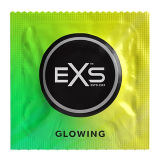 Preservativos EXS Glowing, pack de 3