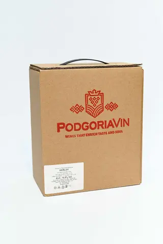Merlot Vin Roșu Demidulce Bag-in-Box PodgoriaVIN 5 Litri