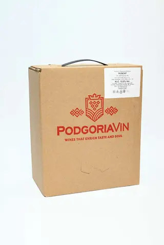 Muscat Vin Alb Demidulce Bag-in-Box PodgoriaVIN 5 Litri