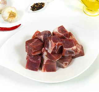 Carne de Res en tacos 0.50 Kg aprox.