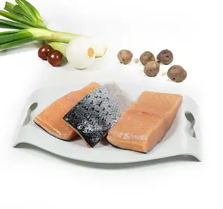 Lomo de Salmón Salar con piel 0.26 Kg aprox.