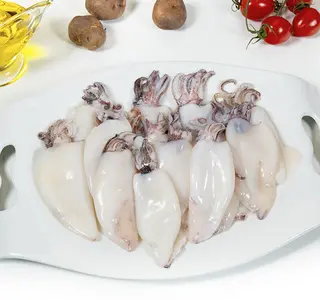 Calamar limpio entero 0.50 Kg aprox.