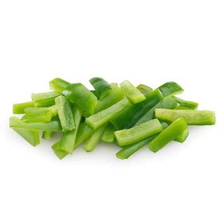 Pimiento verde en tiras 0.50 Kg aprox.