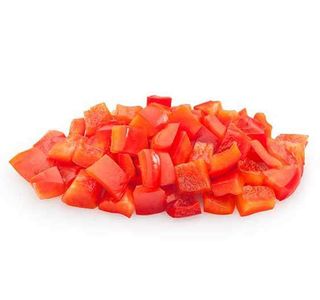 Pimiento rojo troceado 0.50 Kg aprox.