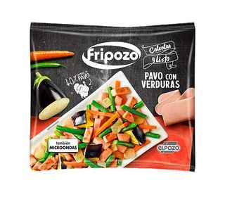 Pavo con Verduras (bolsa de 400g) 1 ud