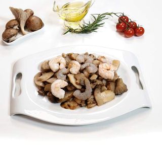 Revuelto de Setas y Gambas 0.50 Kg aprox.