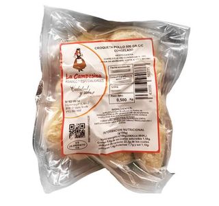Croqueta de Pollo La Campesina (bolsa de 500g) 1 Bolsa