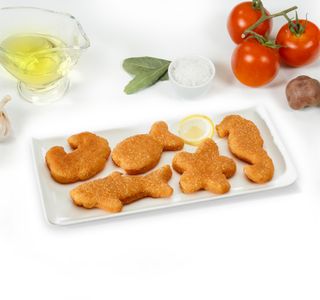 Figuritas De Merluza Empanadas (Bolsa De 500G) 1 Bolsa