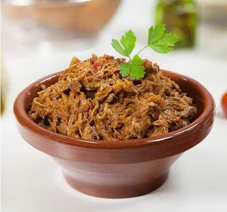 Carne mechada de Res La Campesina (bandeja de 500g) 1 ud