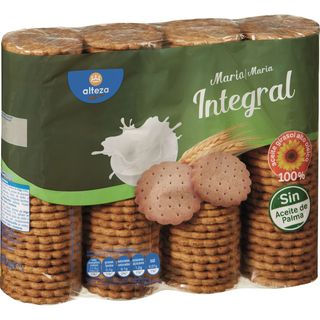 Galletas Maria Integral, Paquete 4 Tubos 800 g