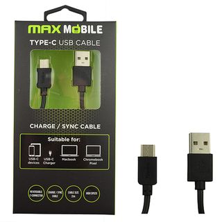 Data kabl Maxmobile USB 2.0 Type C 2m crni