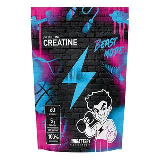 BATTERY REBEL CREATINE, 300g, Unflavoured