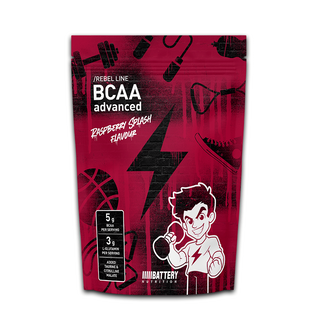 BATTERY REBEL BCAA ADVANCED, 380g, Raspberry Splash