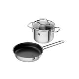 ნაკრები ქვაბი თავსახურით 14 სმ და ტაფა 16 სმ 1×2 Pico Zwilling-376780