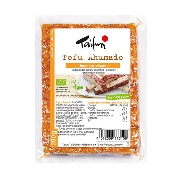 Tofu Fumado Amênd.Sésamo Bio200G Taifun 200 Gramas