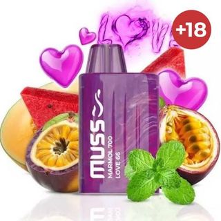 Vaper Desechable Muss Love 66 Pod 700 Caladas