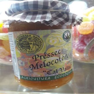 Mermelada Eco Melocoton Sin Azucar Cal Valls.370 Ml.