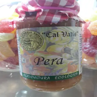 Mermelada Eco Pera Sin Azucar Cal Valls. 370 Ml.