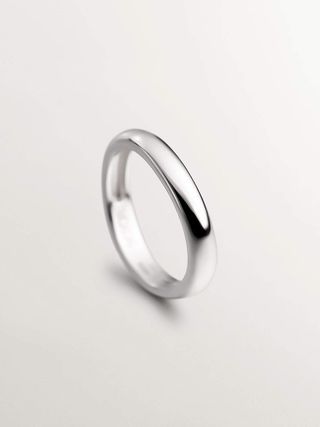 Anillo Liso De Plata 925 (J05222-01) Talla 11