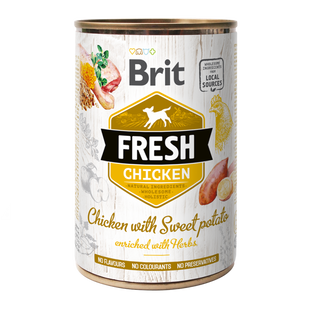 Թաց կեր Brit Fresh Chicken with Sweet Potato 400g