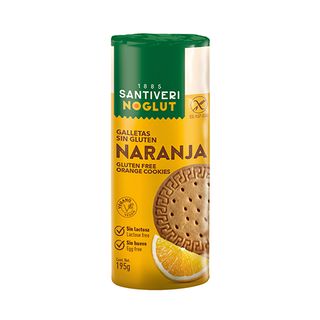 Galletas Sin Gluten Naranja Santiveri 195 Gr.