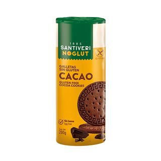 Galletas Cacao Sin Gluten Santiveri 200 Gr.