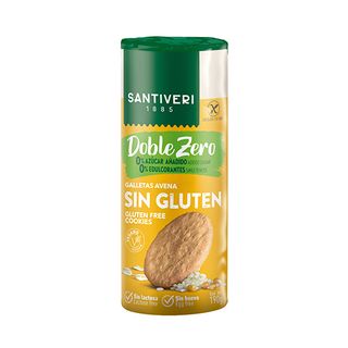 Galletas Sin Gluten Sin Azúcar Doble Zero Santiveri 190 Gr.