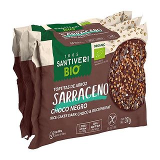 Tortitas Arroz Choc.negro Top. Sarraceno Bio Santiveri Pack*3