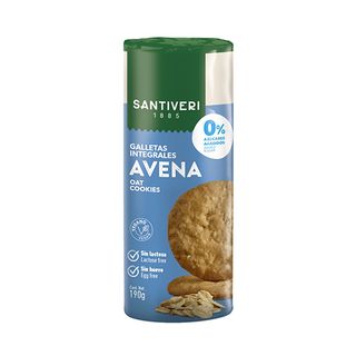 Galletas Integrales Avena 0% Santiveri 190 Gr.