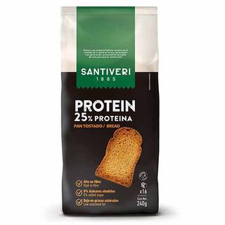 Pan Tostado 25% Proteina Santiveri 240 Gr.