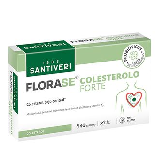Florase Colesterolo Forte Santiveri 40 Caps.