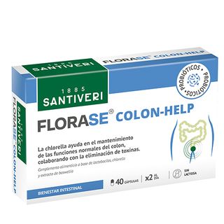 Florase Colon Help Santiveri 40 Caps.