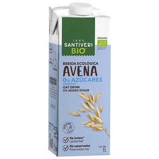 Bebida Avena Bio 0% Azúcares Santiveri 1 L.